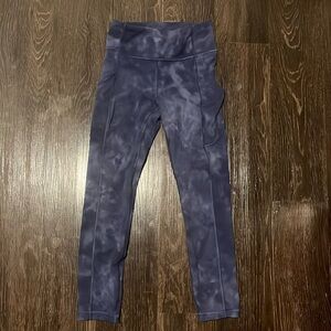 Lululemon diamond dye high rise 23inch leggings